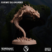 Ranaos Salamander - Sordane Publishing | 28mm and 32mm | Wargaming | DnD | Tabletop Roleplaying