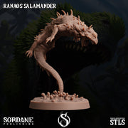 Ranaos Salamander - Sordane Publishing | 28mm and 32mm | Wargaming | DnD | Tabletop Roleplaying