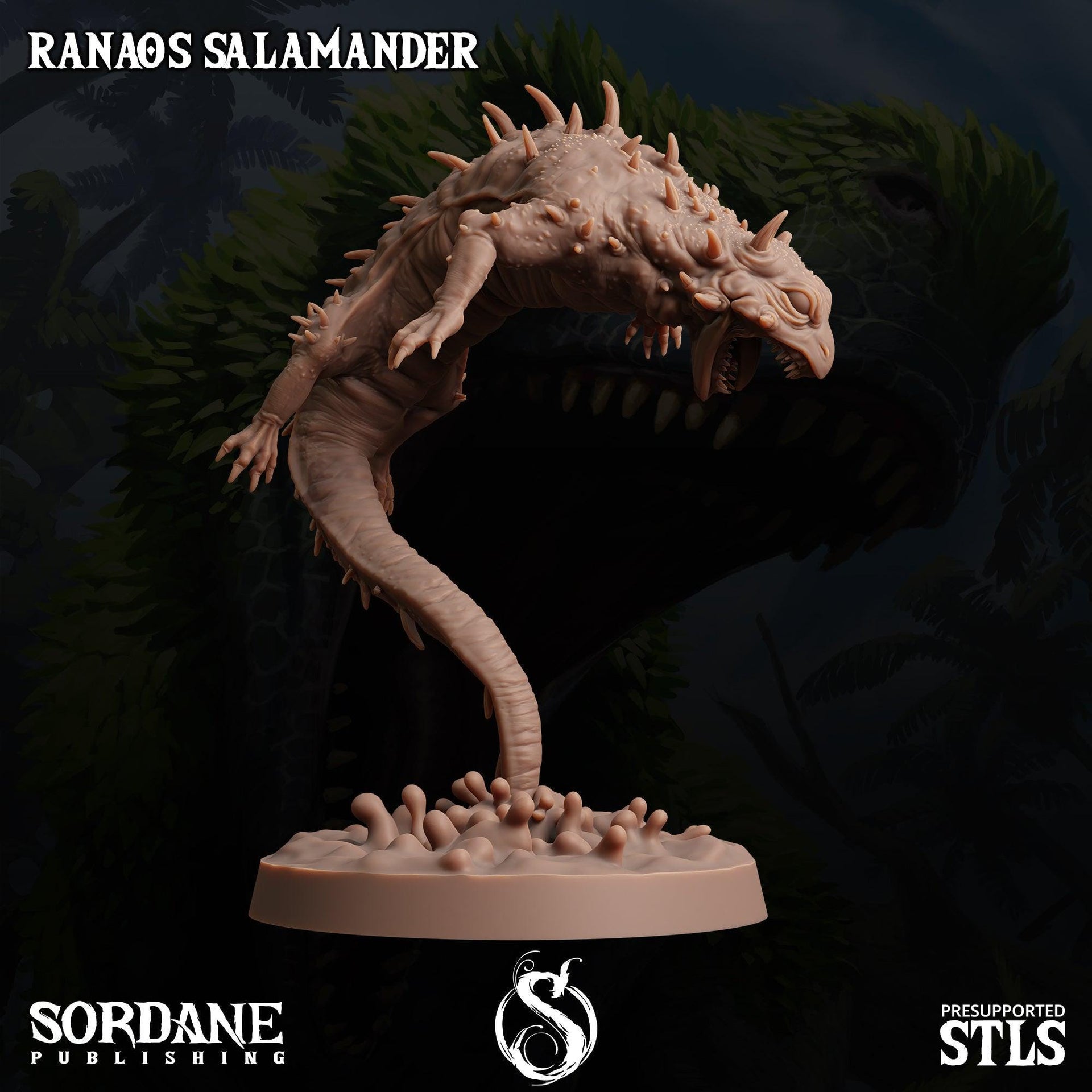 Ranaos Salamander - Sordane Publishing | 28mm and 32mm | Wargaming | DnD | Tabletop Roleplaying