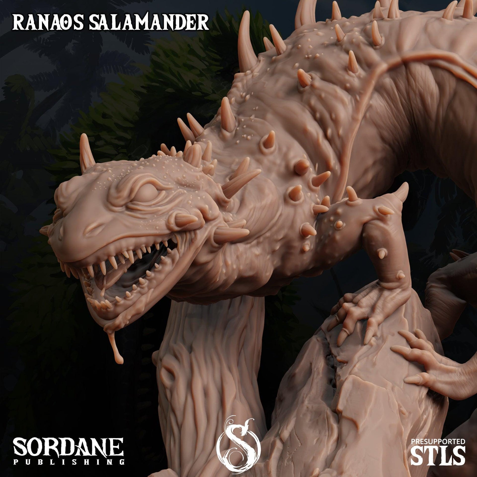 Ranaos Salamander - Sordane Publishing | 28mm and 32mm | Wargaming | DnD | Tabletop Roleplaying