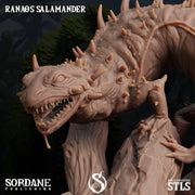 Ranaos Salamander - Sordane Publishing | 28mm and 32mm | Wargaming | DnD | Tabletop Roleplaying