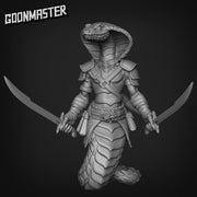 Snake Warrior - Goonmaster | 28mm and 32mm | Wargaming | DnD | Tabletop Roleplaying