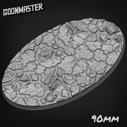 Dried Mud and Bone Bases - Goonmaster | 28mm and 32mm | Wargaming | DnD | Tabletop Roleplaying