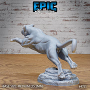 Black Panther - Epic Miniatures | Old Fables | 28mm | 32mm | Tiger | Lion