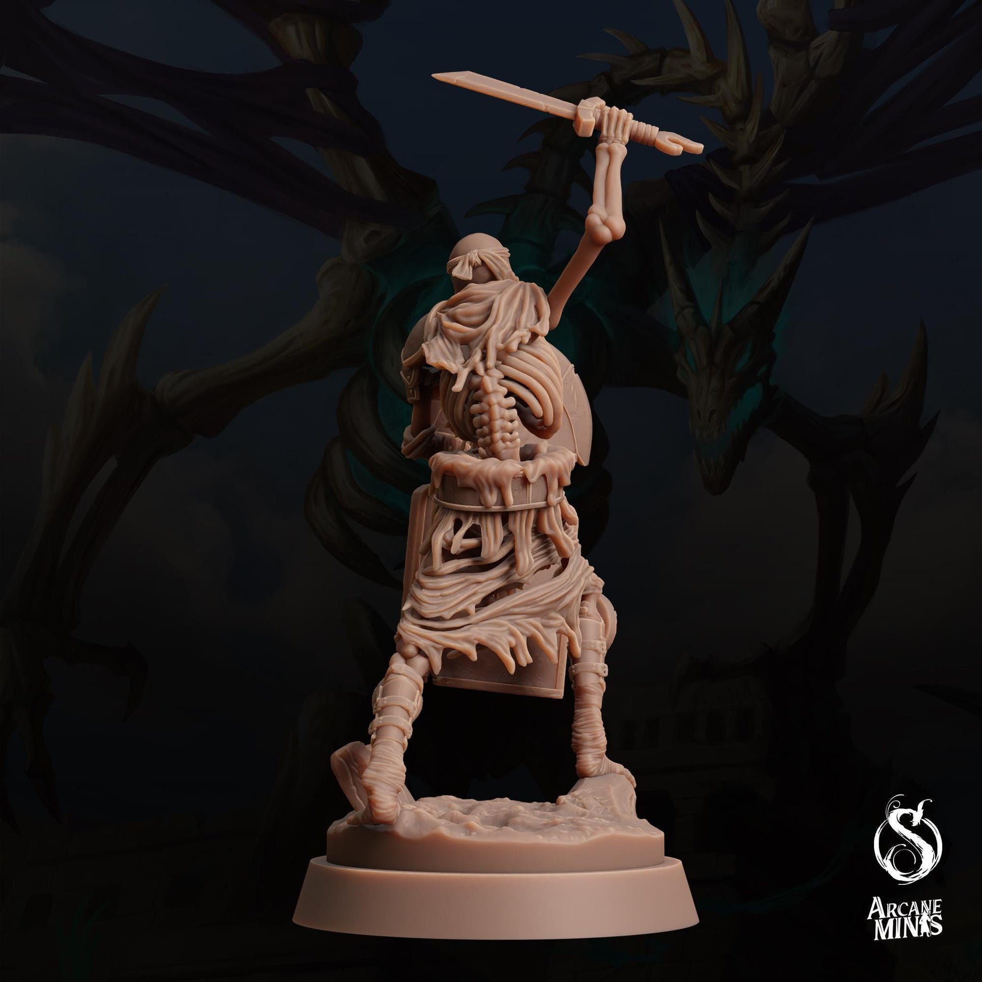 Skeleton Warriors Bowmen - Arcane Minis | Tomb of Extinction | 32mm | Archer | Egypt