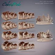 Pirates Padu and Murushu, Fishfolk Bandits - CobraMode | Miniature | Wargaming | Roleplaying Games | 32mm | 54mm | Captain