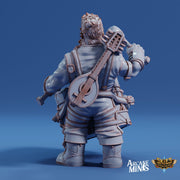 Dwarf Bard - Arcane Minis | 32mm | Drummer | Drums