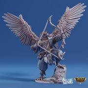 Avensari Pirate Ranger, Birdfolk Rogue - Arcane Minis | 32mm | Gunslinger | archer | Gunman