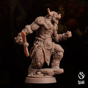 Tauriontaur Barbarian, Minotaur Warrior - Arcane Minis | 32mm | The Queens Deceit | Champion