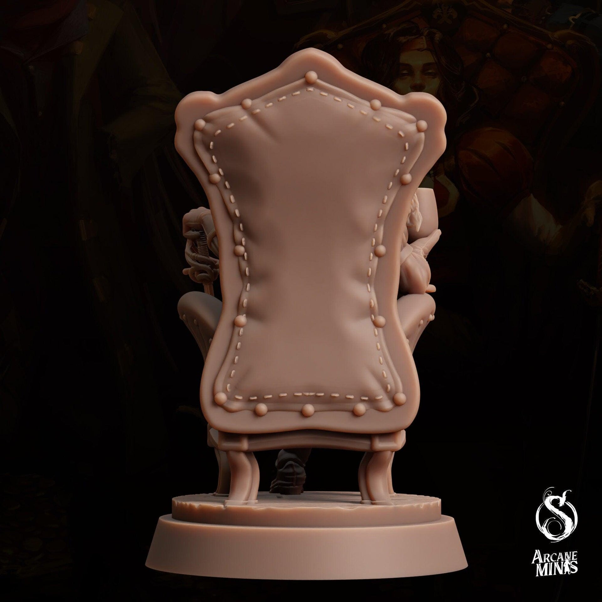 Human Pirate Queen - Arcane Minis | 32mm | The Queens Deceit | Rogue | Bandit