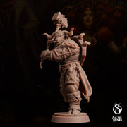 Tauriontaur Cleric, Minotaur Knight - Arcane Minis | 32mm | The Queens Deceit | Paladin