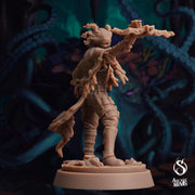 Axolian Ranger, Axolotl folk Rogue - Arcane Minis | 32mm | The Awakening | Axolotlfolk | Crossbow | Dagger