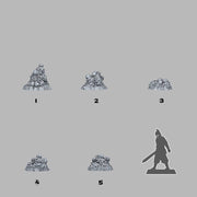 Lost Bones Scatter Terrain - Fantastic Plants and Rocks | Print Your Monsters | DnD | Wargaming