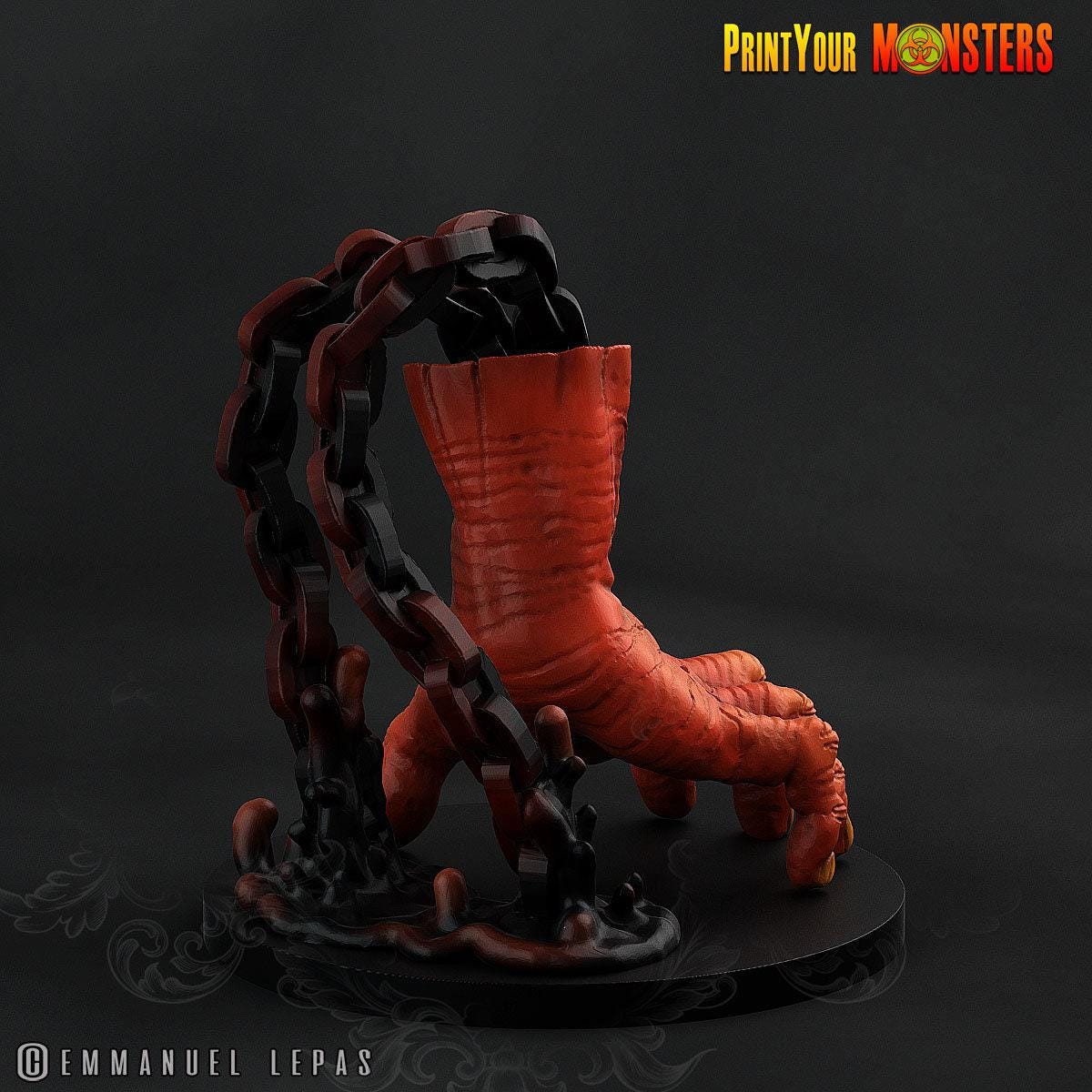 Oculomains-Chained Guardians, Giant Demon Hands - Print Your Monsters | 32mm | The Abyssal Hand Horrors