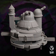 Polaris Class Science Vessel - Arcane Minis | 32mm | Airship | Research Station | Playable Interior | Laboratory