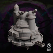 Polaris Class Science Vessel - Arcane Minis | 32mm | Airship | Research Station | Playable Interior | Laboratory
