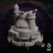 Polaris Class Science Vessel - Arcane Minis | 32mm | Airship | Research Station | Playable Interior | Laboratory
