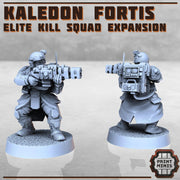 Kaledon Fortis Elite Troops Expansion - Print Minis | Sci Fi | Light Infantry | Imperial | 28mm Heroic | Veteran | Guard | Soldier
