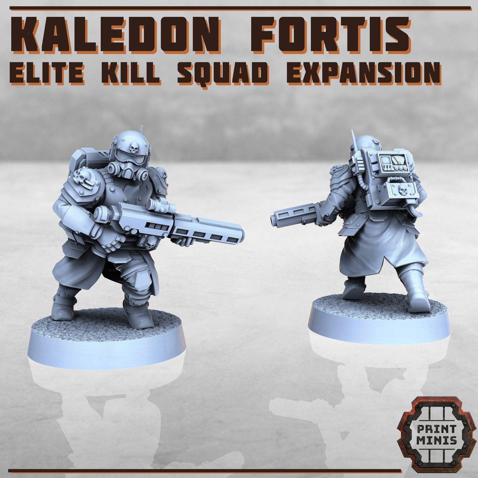 Kaledon Fortis Elite Troops Expansion - Print Minis | Sci Fi | Light Infantry | Imperial | 28mm Heroic | Veteran | Guard | Soldier
