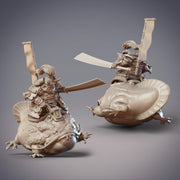 Hikiga Hunter Hikimasa - CobraMode | Miniature | Wargaming | Roleplaying Games | 32mm | Shinobi | Toadfolk | Samurai | Tadpole