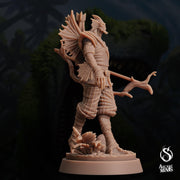 Sahuagin Ranger - Arcane Minis | 32mm | Dino Domination | Scout | Rogue | Bandit