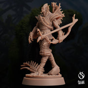 Sahuagin Ranger - Arcane Minis | 32mm | Dino Domination | Scout | Rogue | Bandit