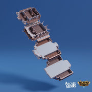 Korranir Class Dreadnought - Arcane Minis | 32mm | 131 CM (4ft) Long! | Airship | Beast | Huge