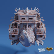 Korranir Class Dreadnought - Arcane Minis | 32mm | 131 CM (4ft) Long! | Airship | Beast | Huge