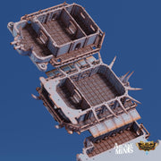 Korranir Class Dreadnought - Arcane Minis | 32mm | 131 CM (4ft) Long! | Airship | Beast | Huge