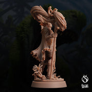 Sahuagin Druid - Arcane Minis | 32mm | Dino Domination | Fishfolk | Sorcerer