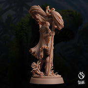 Sahuagin Druid - Arcane Minis | 32mm | Dino Domination | Fishfolk | Sorcerer