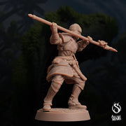 Human Town Guard - Arcane Minis | 32mm | Dino Domination | Fighter | Knight | Soldier