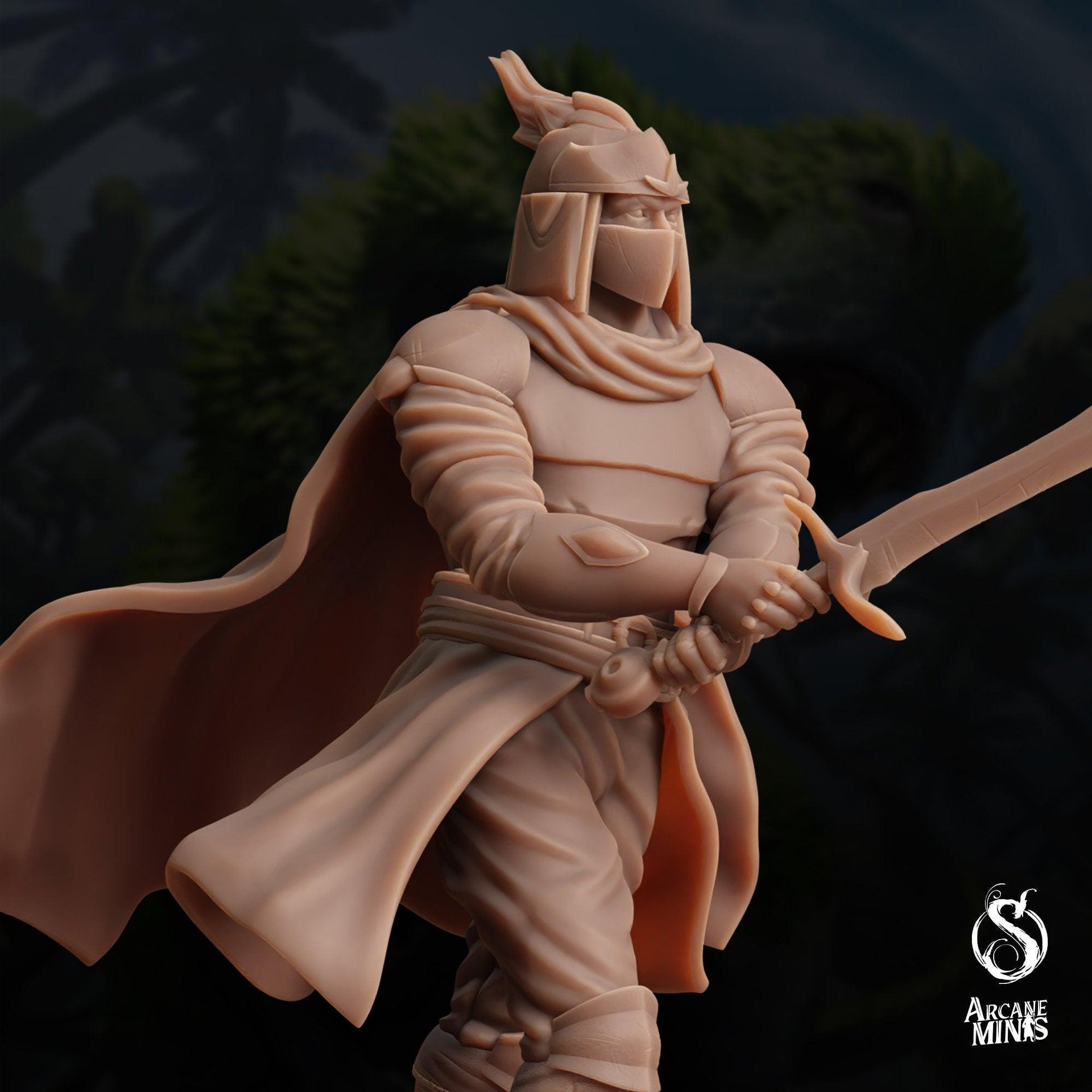 Titarian Town Guard - Arcane Minis | 32mm | Dino Domination | Fighter | Knight | Soldier