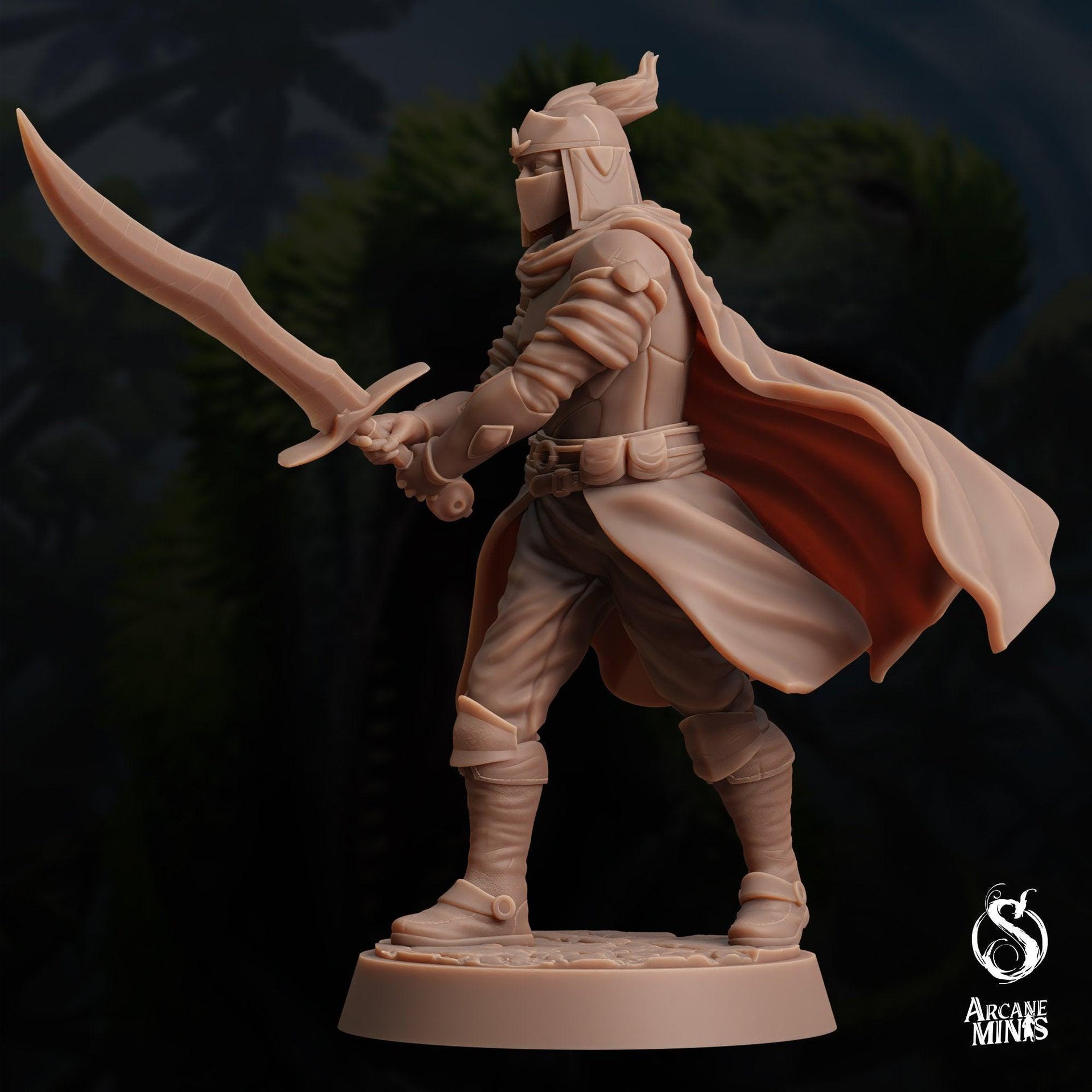 Titarian Town Guard - Arcane Minis | 32mm | Dino Domination | Fighter | Knight | Soldier