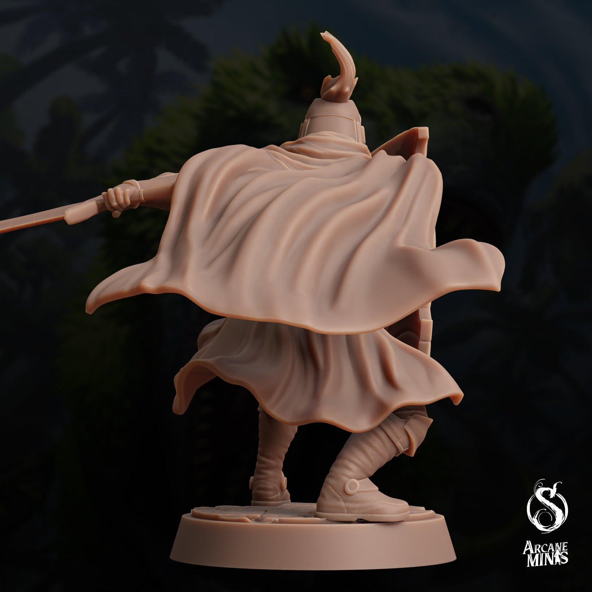 Titarian Town Guard - Arcane Minis | 32mm | Dino Domination | Fighter | Knight | Soldier