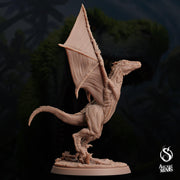 Featherscale Raptor - Arcane Minis | 32mm | Dino Domination | Flying Velociraptor | Dinosaur