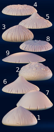 Giant Modular Mushrooms - Fungal Tunnels by 3DHexes