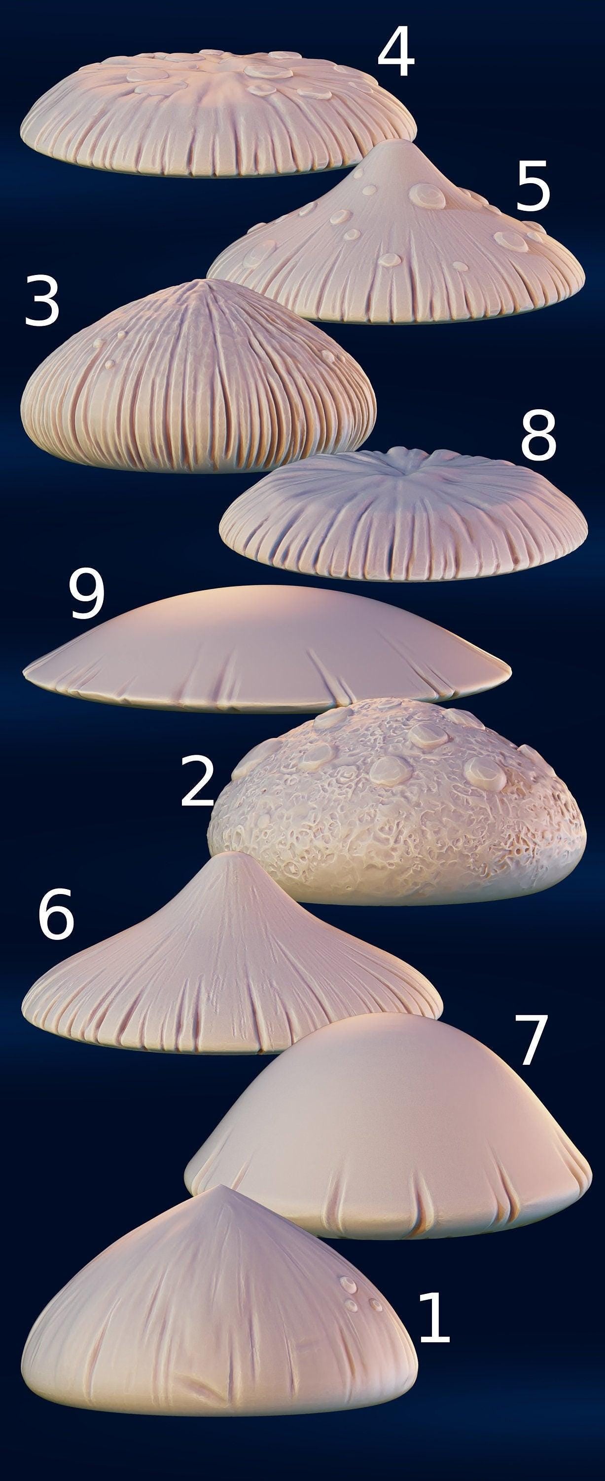 Giant Modular Mushrooms - Fungal Tunnels by 3DHexes