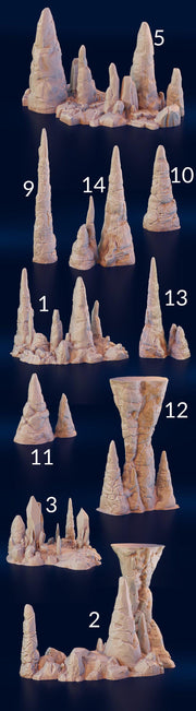 Giant Modular Mushrooms - Fungal Tunnels by 3DHexes