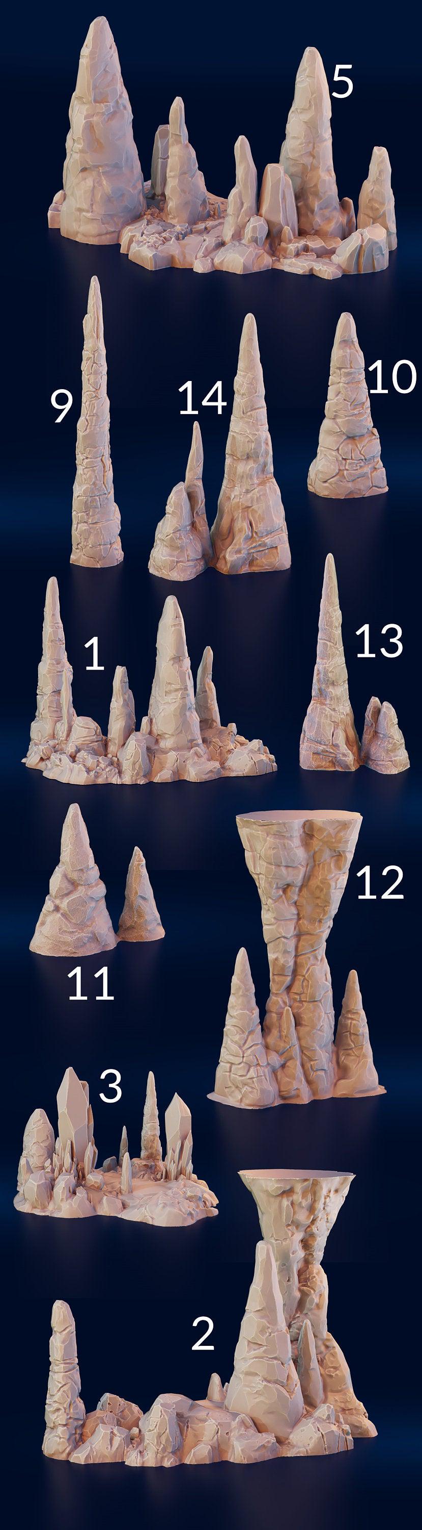 Giant Modular Mushrooms - Fungal Tunnels by 3DHexes