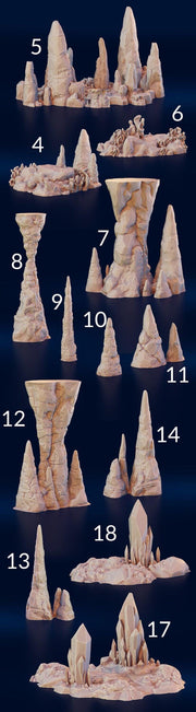 Giant Modular Mushrooms - Fungal Tunnels by 3DHexes