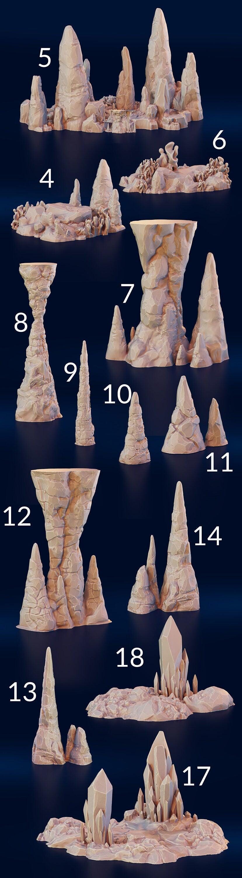 Giant Modular Mushrooms - Fungal Tunnels by 3DHexes
