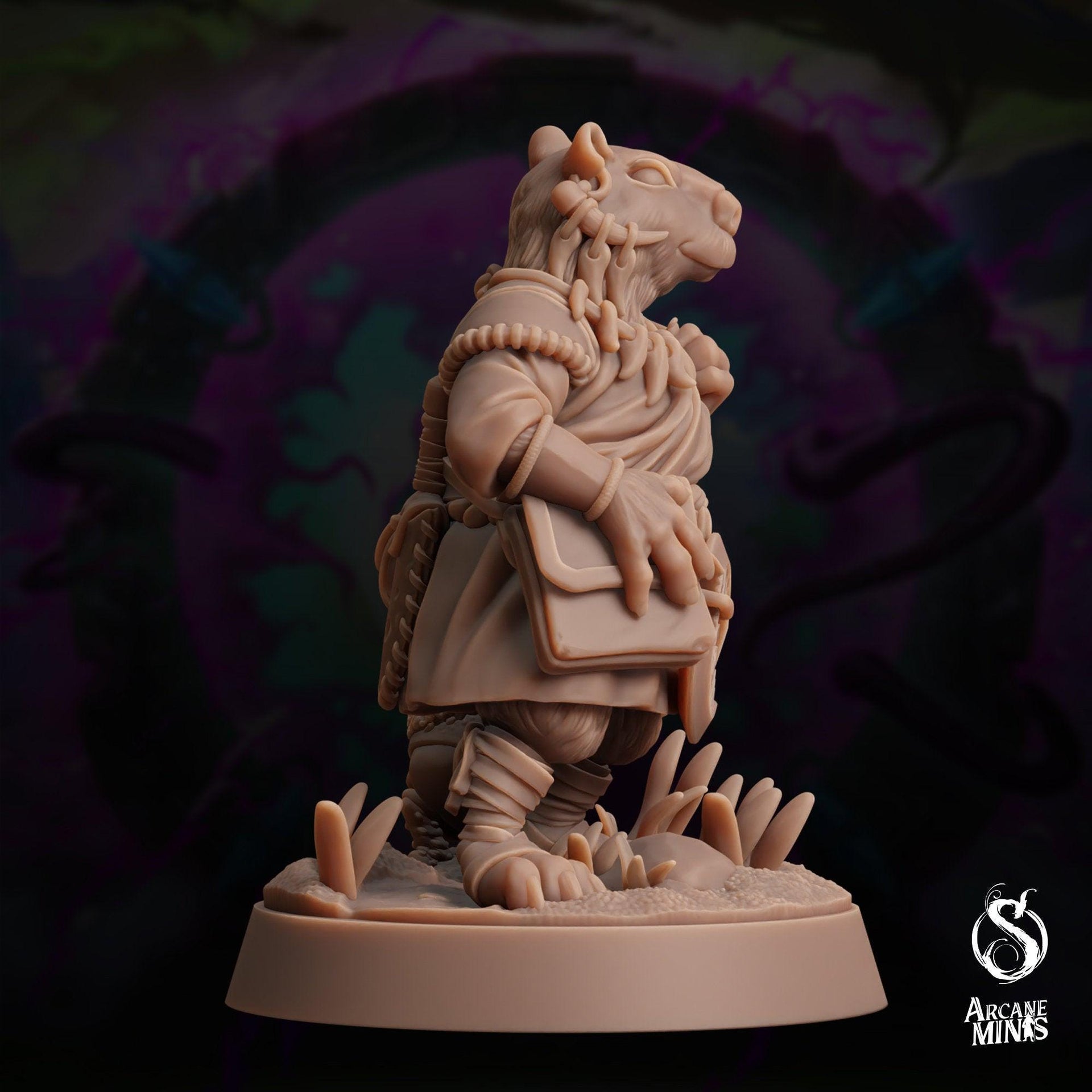 Cappy Ranger, Capybara Scout - Arcane Minis | 32mm | The Skybreaker Chronicles | Capybara folk