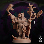 Cappy Druid, Capybara Shaman - Arcane Minis | 32mm | The Skybreaker Chronicles | Capybara folk
