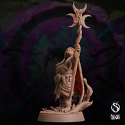 Cappy Druid, Capybara Shaman - Arcane Minis | 32mm | The Skybreaker Chronicles | Capybara folk