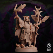 Cappy Druid, Capybara Shaman - Arcane Minis | 32mm | The Skybreaker Chronicles | Capybara folk