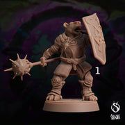 Cappy Paladin, Capybara Knight- Arcane Minis | 32mm | The Skybreaker Chronicles | Capybara folk