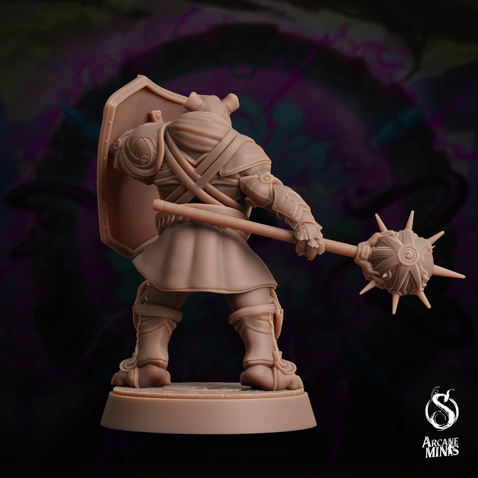 Cappy Paladin, Capybara Knight- Arcane Minis | 32mm | The Skybreaker Chronicles | Capybara folk
