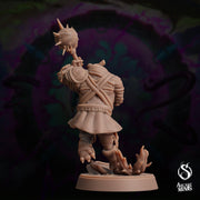 Cappy Paladin, Capybara Knight- Arcane Minis | 32mm | The Skybreaker Chronicles | Capybara folk