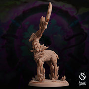 Moonshard Elemental, Crystal Deer - Arcane Minis | 32mm | The Skybreaker Chronicles | Construct | Gem